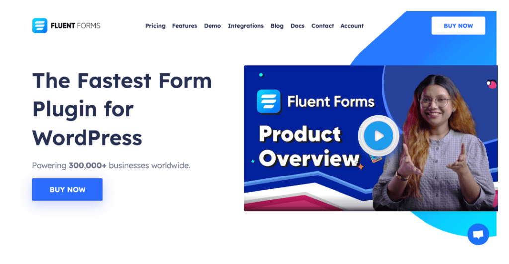 Fluent Forms 網站介紹